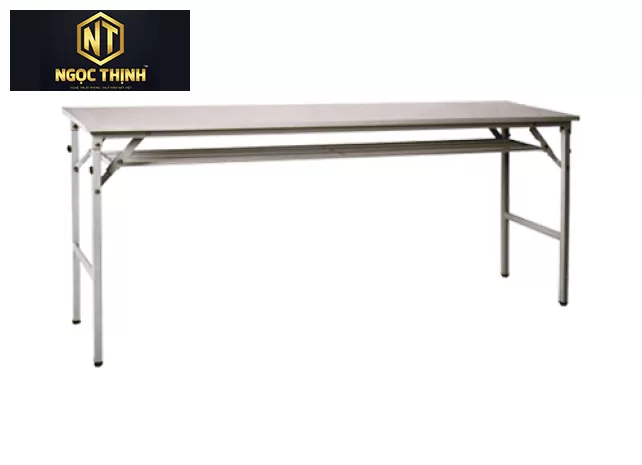 Bàn gấp khung thép mặt chữ nhật Hòa Phát BG05-518